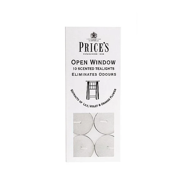 Price's Candles Open Window Range
