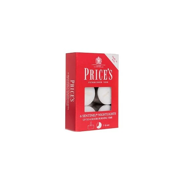 price's candles Sentinel Nightlights & Maxi Tealight