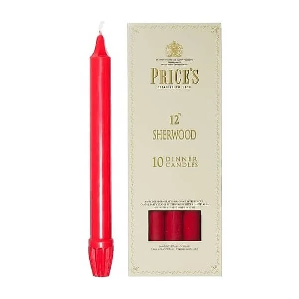 Price's Candles Sherwood 12 Inch Dinner Candles