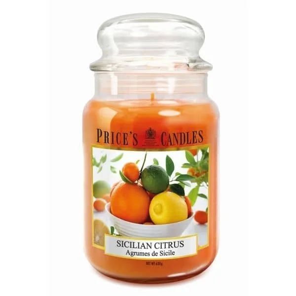 Price's Candles Sicilian Citrus