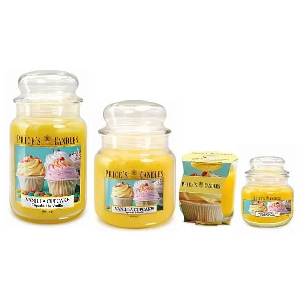 price's candles Vanilla Cupcake