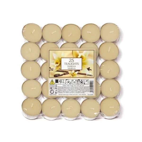 price's candles Vanilla Petali Tealights- ** Slightly Imperfect ** 60% off RRP