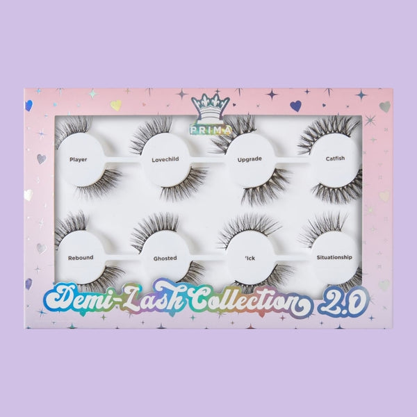 prima lash 8 Pair Demi Half (1/2) Lash Collection Vault v2.0