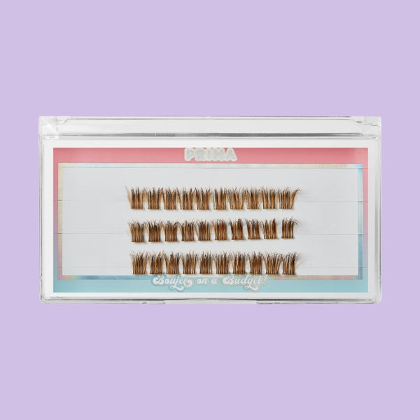 prima lash Boujee Cluster Lash Tray #Toffee Temptation