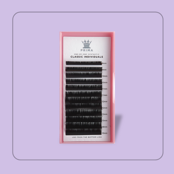 prima lash Classic Individual 0.15 Lash Tray C-Curl Mixed Length