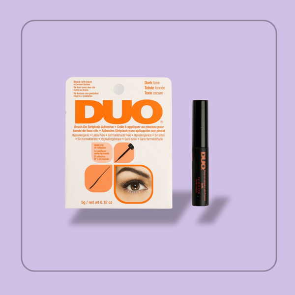 prima lash DUO Brush-On Lash Adhesive Latex Free 5g Dark (Dries Black)