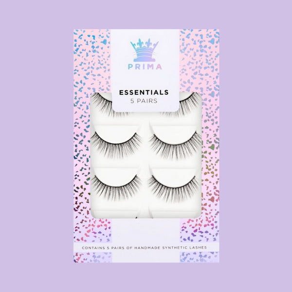 prima lash Essentials 5 Pair Pack Vegan Lashes #Aisha