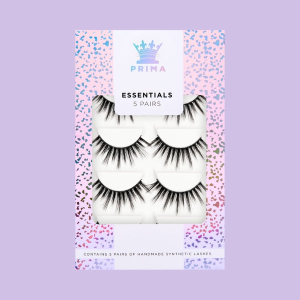 prima lash Essentials 5 Pair Pack Vegan Lashes #Arabella