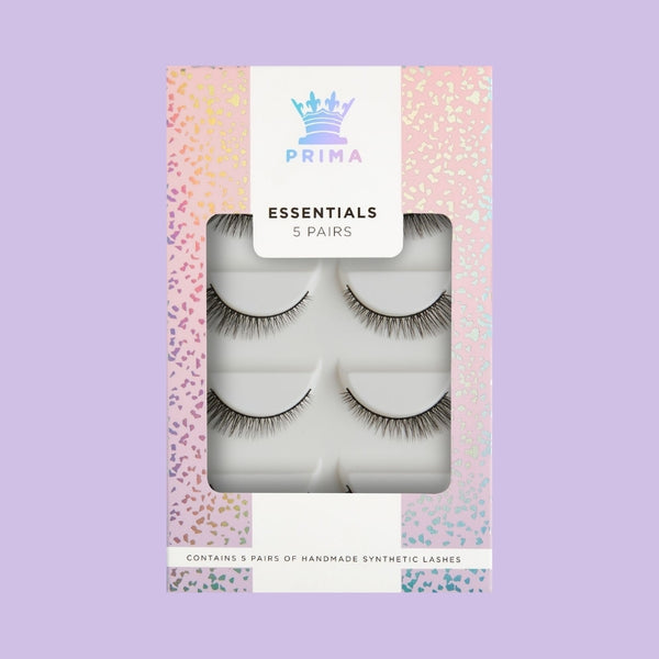 prima lash Essentials 5 Pair Pack Vegan Lashes #BELLA