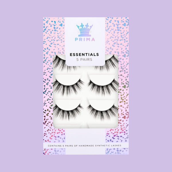 prima lash Essentials 5 Pair Pack Vegan Lashes #Dani
