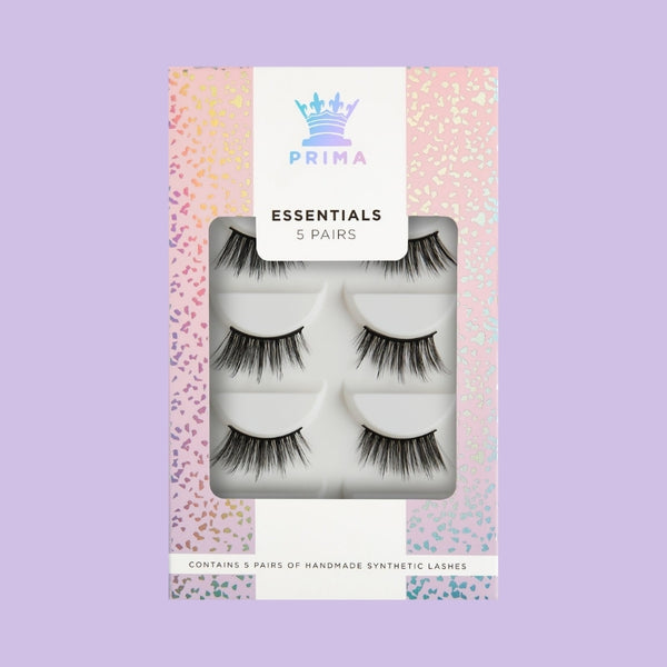 prima lash Essentials 5 Pair Pack Vegan Lashes #EDEN