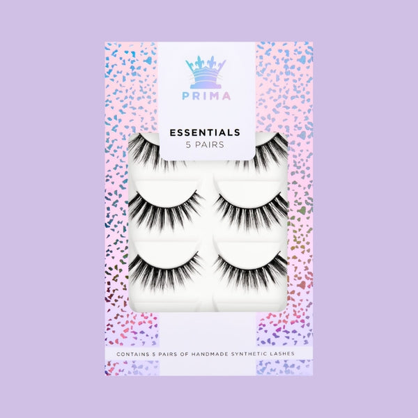 prima lash Essentials 5 Pair Pack Vegan Lashes #Fifi