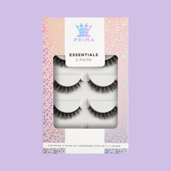 prima lash Essentials 5 Pair Pack Vegan Lashes #Freya
