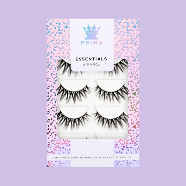 prima lash Essentials 5 Pair Pack Vegan Lashes #Grace