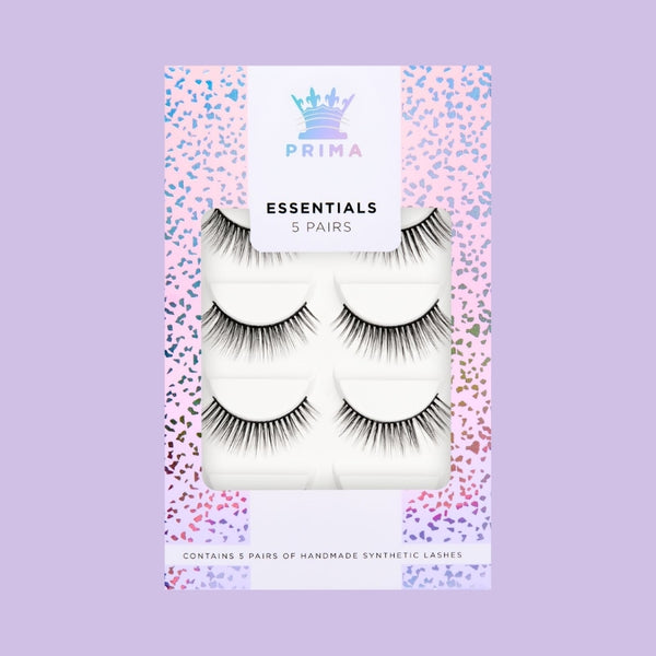 prima lash Essentials 5 Pair Pack Vegan Lashes #Heidi