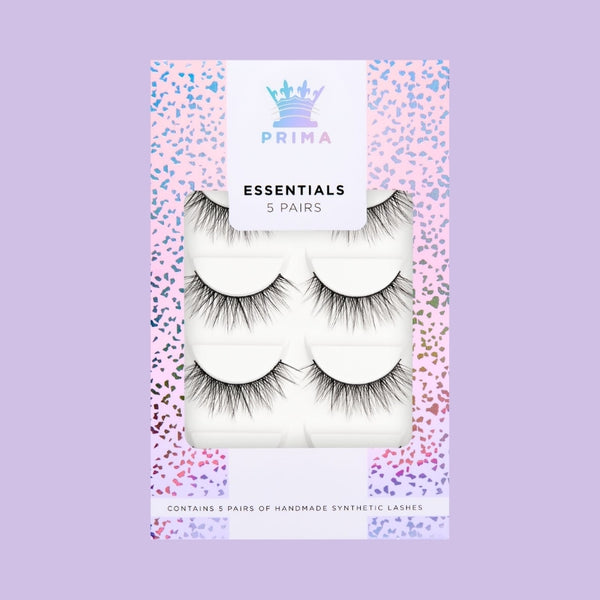 prima lash Essentials 5 Pair Pack Vegan Lashes #Imani