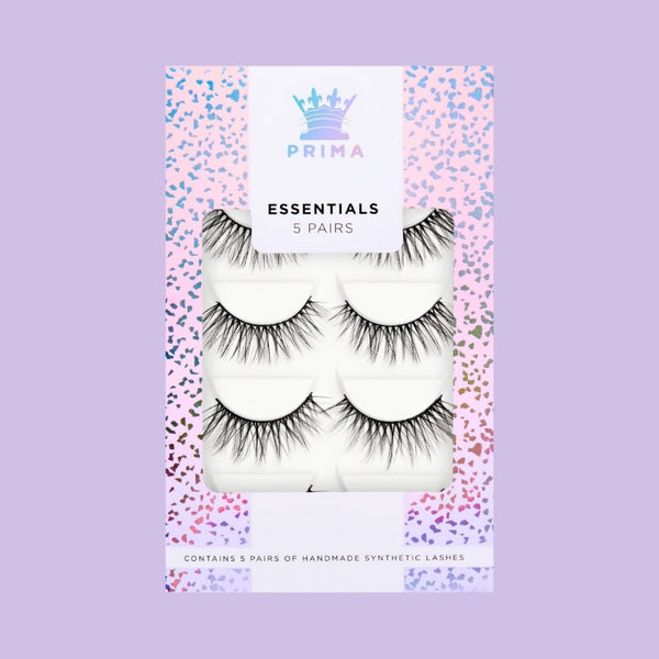 prima lash Essentials 5 Pair Pack Vegan Lashes #Imogen