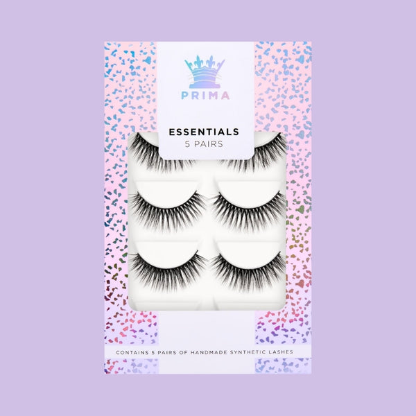 prima lash Essentials 5 Pair Pack Vegan Lashes #Jada