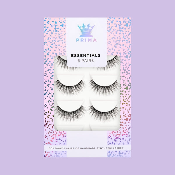 prima lash Essentials 5 Pair Pack Vegan Lashes #Lisa