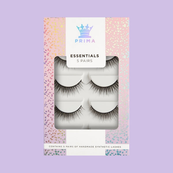 prima lash Essentials 5 Pair Pack Vegan Lashes #Orla