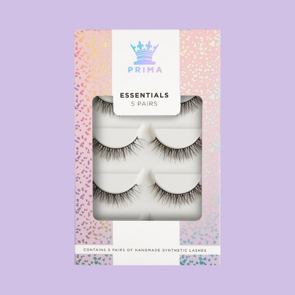 prima lash Essentials 5 Pair Pack Vegan Lashes #Poppy
