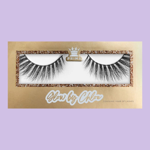 prima lash Glow by Chloe x Prima Luxury Mink Lashes #Golden Hour