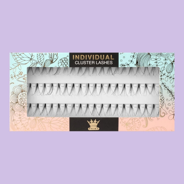 prima lash Knot-free Cluster Lash Extensions Natural - All Lengths