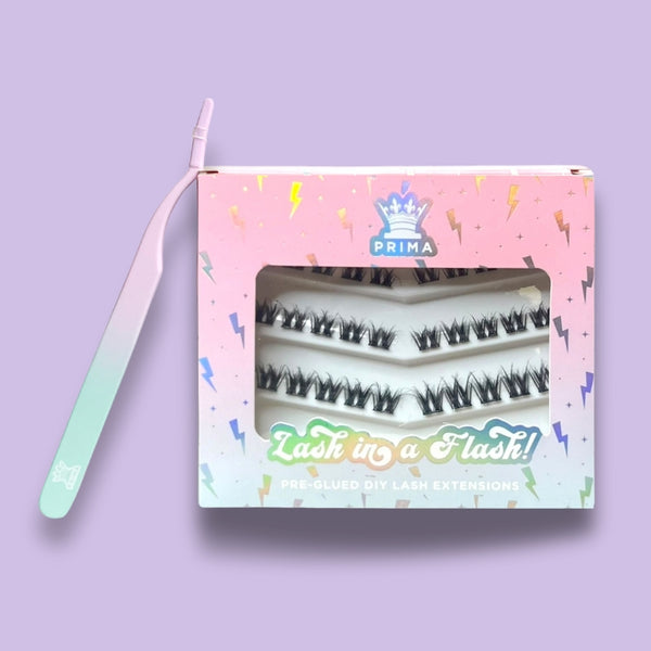 Prima Lash Lash In A Flash – #Fancy (Mixed Length) | Pre-Glued DIY Lash Extensions By PrimaLash