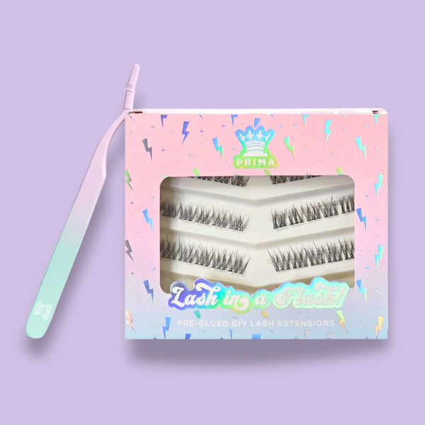 Prima Lash Lash In A Flash Pre-Glued DIY Lash Extensions #Honey (Mixed Length)