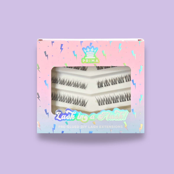 prima lash Lash in a Flash Pre-Glued DIY Lash Extensions #Honey (Mixed Length)