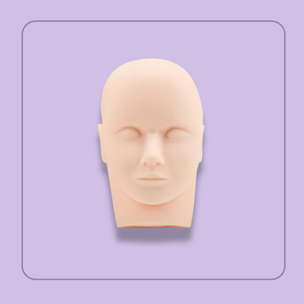 prima lash Mannequin Practice Head- Various skin tones