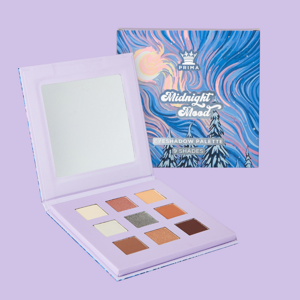 Prima Lash Midnight Mood Eyeshadow Palette - 9 Shades