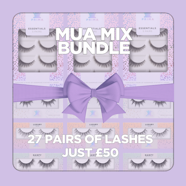 prima lash MUA Mix Lash Bundle 27 Pairs (up to £126 Value)