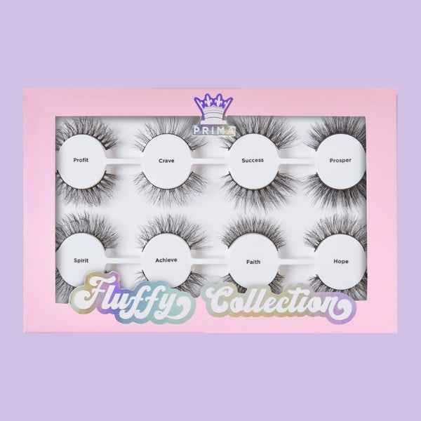prima lash 8 Pair Fluffy Lash Collection Vault