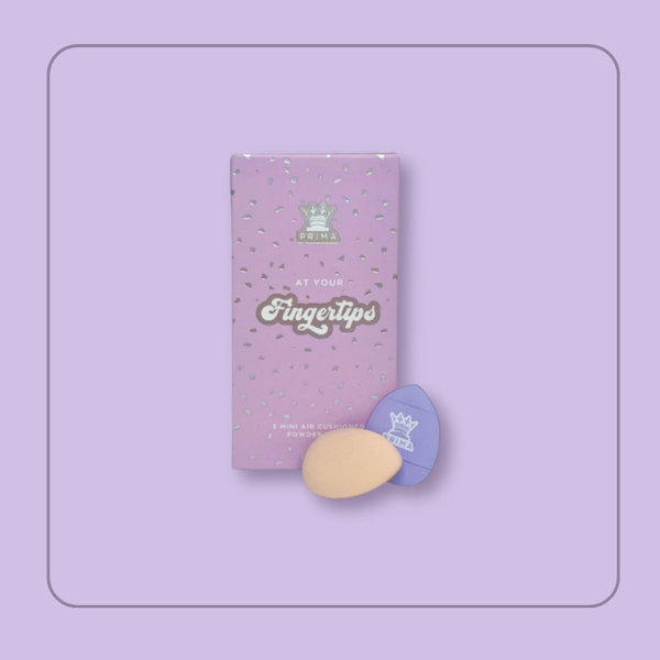 prima lash At Your Fingertips - 5 Mini Powder Puffs