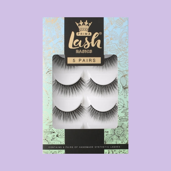 prima lash Basics 5 Pair Pack Vegan Lashes #Ivy