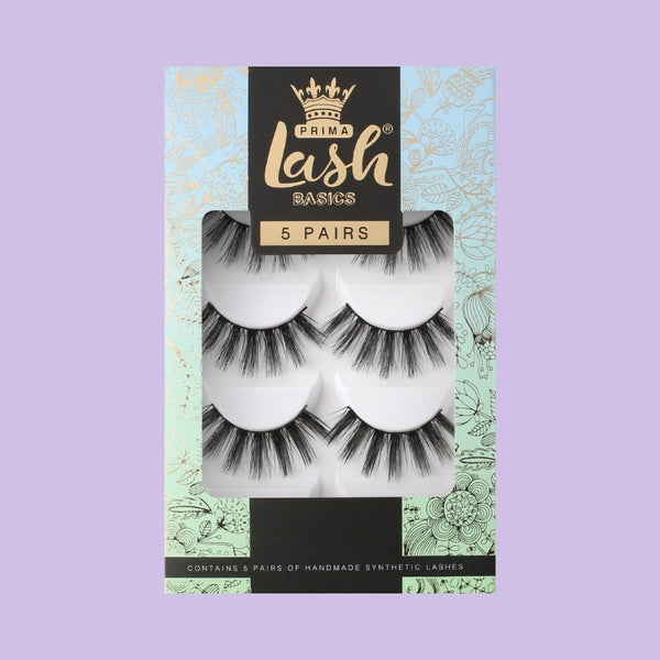 prima lash Basics 5 Pair Pack Vegan Lashes #Sophia