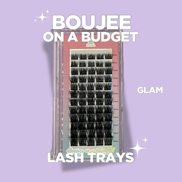 prima lash Boujee Cluster Lash Tray #OG Glam