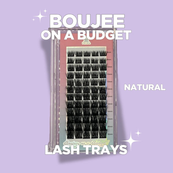 prima lash Boujee Cluster Lash Tray #OG Natural
