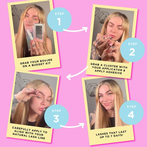 Prima Lash Boujee Clusters Lash OG Full Kit