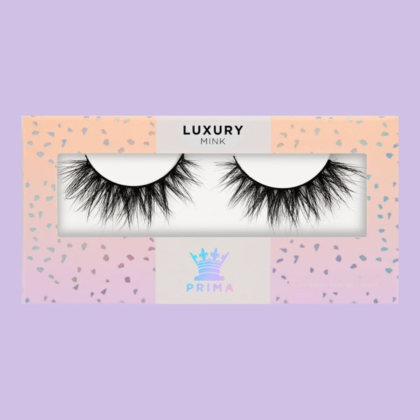 prima lash Luxury Mink strip Lashes #Peachy (3D)