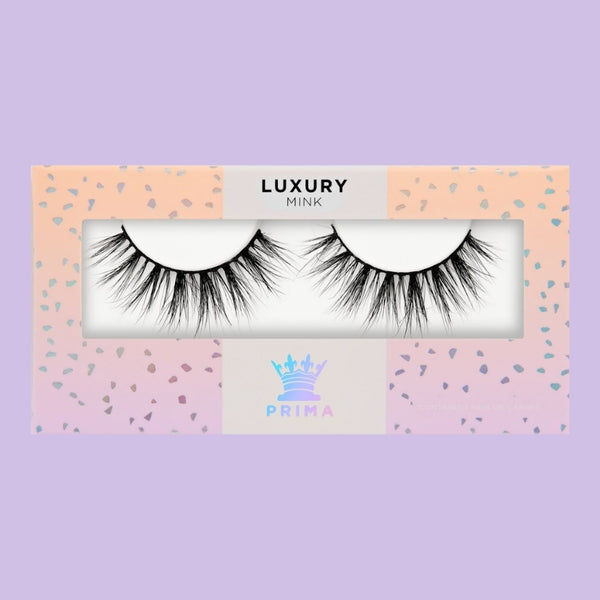 prima lash Luxury Mink strip Lashes #Sparkle (3D)