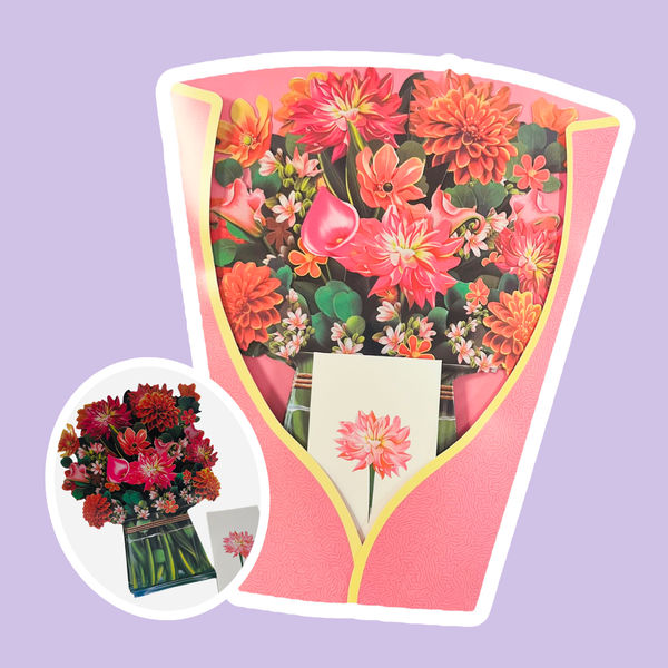 prima lash Mothers Day Card (POP-UP 3D FLOWERS)