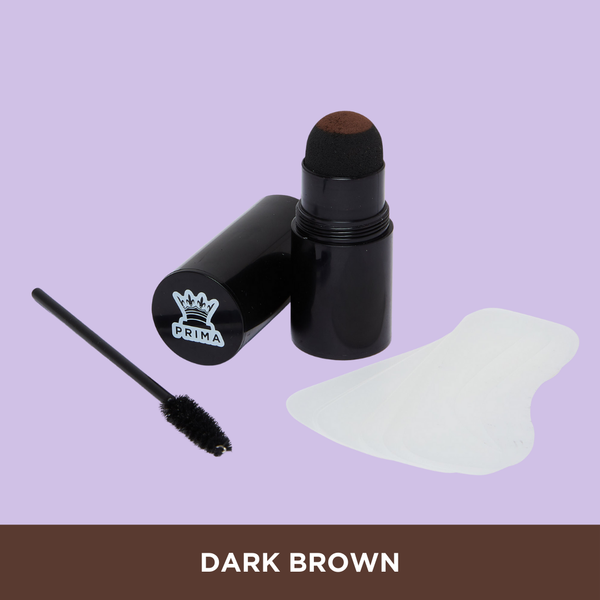prima lash Stamp It Brow Stamp Kit - Dark Brown