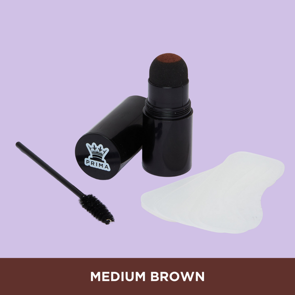 prima lash Stamp It Brow Stamp Kit - Medium Brown