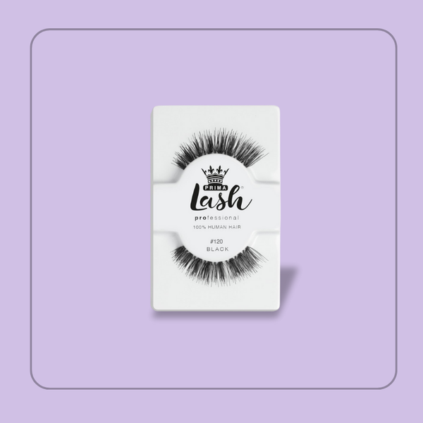 prima lash PROFESSIONAL (100% HUMAN HAIR) STRIP LASHES #120
