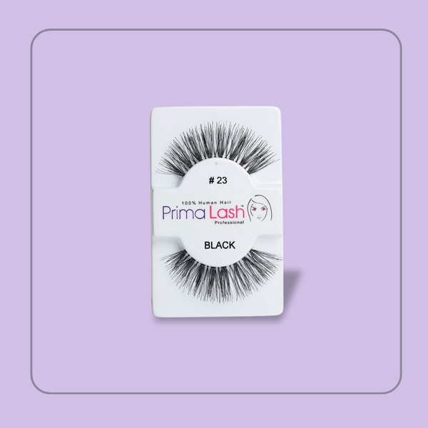 prima lash Professional (100% Human Hair) Strip Lashes #23
