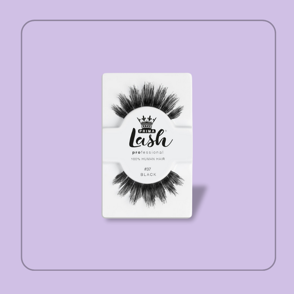 prima lash Professional (100% Human Hair) Strip Lashes #37