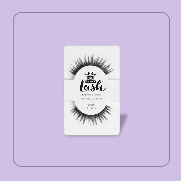 prima lash Professional (100% Human Hair) Strip Lashes #600