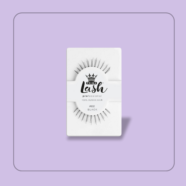 prima lash Professional (100% Human Hair) Strip Lashes #602 (under lashes)